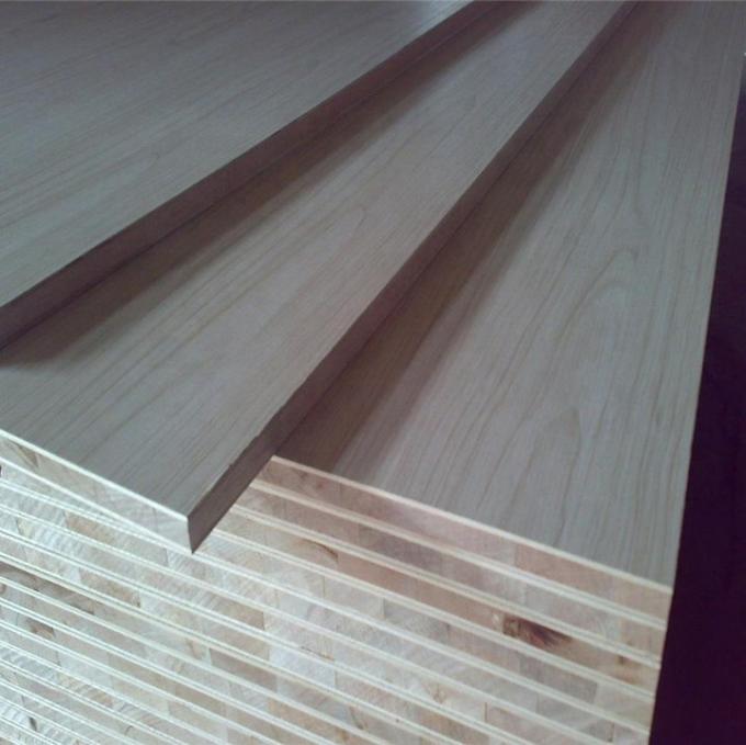 Εσωτερικά φύλλα πινάκων φραγμών διακοσμήσεων, πίνακας 18mm φραγμών σκληρού ξύλου WBP
