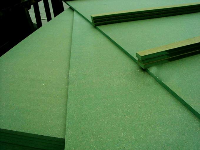 MDF πυρήνων 18mm πράσινος αδιάβροχος πίνακας για τη διακόσμηση 750-850 Kg/M3 επίπλων