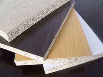 Base Wood Grain Melamine Particle Board / Industrial White Particle Board Sheets
